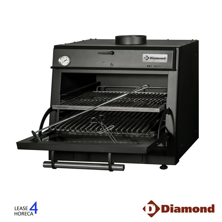 Charcoal Oven 60 kg (CBQ-060-BK zwart)